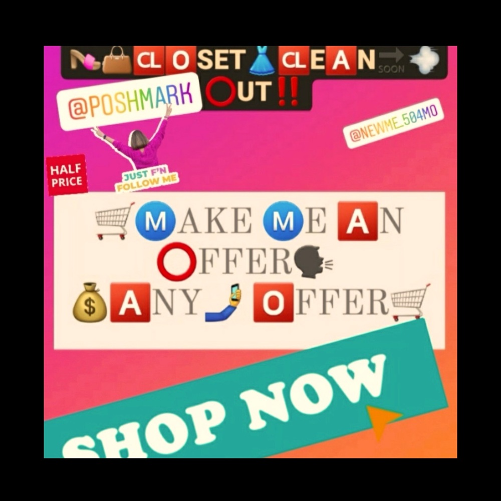 70% OF CLOSET MUST GO ASAP!!